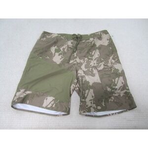 Under Armour Shorts Adult 40 Green Brown Camo Camouflage Heatgear